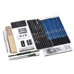 Kit de crayons de dessin professionnels avec support pop - up, sac de transport pour fournitures artistiques, ... Kit de crayons de dessin professionnels avec support pop - up, sac de transport pour fournitures artistiques, ...