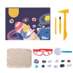 Kit de creuser en cristal, jouets d'excavation de min�raux, jeu de pierres pr�cieuses de d�couverte, ...