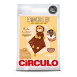 Kit crochet doudou lion - circulo jaune
