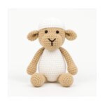 Kit de crochet grndl flocon le mouton - crez votre doudou mouton tout doux en fil funny certifi oeko ...