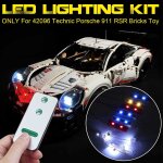 Kit d'clairage uniquement pour lego 42096 technic, pour porsche 911 rsr, jouet en briques avec tlcommande ...