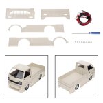 Kit d'encerclement de carrosserie de voiture rc pour wpl d12 rc, pi�ce de remplacement de coffre de voiture ...