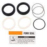 Kit d'essuie - glace anti - poussière pour fourche avant de vélo, en acier inoxydable, en caoutchouc, ... Kit d'essuie - glace anti - poussière pour fourche avant de vélo, en acier inoxydable, en caoutchouc, ...