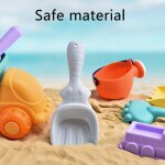 Kit de jouets de plage pour enfants, 11 pices, chteau de sable color, natation, moules de sable, outil, ...