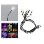 Kit de lampes led pré - câblées de 3mm, 10 pièces, kit de bricolage pour maquette de train, bateau, jouet ... Kit de lampes led pré - câblées de 3mm, 10 pièces, kit de bricolage pour maquette de train, bateau, jouet ...