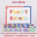 Kit de lettres de l'alphabet magnétiques, avec tableau magnétique, lettres de l'alphabet en mousse, pour ... Kit de lettres de l'alphabet magnétiques, avec tableau magnétique, lettres de l'alphabet en mousse, pour ...