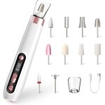 Kit de manucure et pdicure professionnel portable, lime a ongles electrique, perceuse a ongles electrique ...