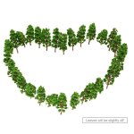 Kits de maquettes d'arbres en plastique, 100 pices, amnagement de chemin de fer, paysage de jardin, ...