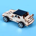 Kits de maquettes de voiture solaire en bois, assemblage educatif, tlcommande sans fil, construction ...