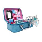 Kit de maquillage pour enfants, ensemble de maquillage glac� pour filles, jouet de maquillage lavable, ...