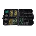 Kit de matriel de pche  la carpe, comprenant un appt  bouillettes, lien  vis, crochet  manches ...