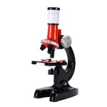 Kit de microscope pour enfants, jouet led 1200x, science scolaire, biologique, instrument de laboratoire, ...