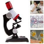 Kit de microscope pour enfants led de laboratoire scientifique 100 - 1200x microscope biologique �cole ...