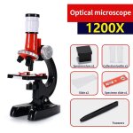 Kit de microscope pour enfants, led de laboratoire scientifique, microscope biologique 100 - 1200x, jouets ... Kit de microscope pour enfants, led de laboratoire scientifique, microscope biologique 100 - 1200x, jouets ...