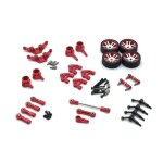 Kits de mise a niveau de pi�ces m�talliques de voiture rc, y compris les pneus, les supports de choc, ...