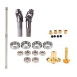 Kit de mise a niveau wpl pour camion rc, avec arbre d'entra�nement en m�tal, pont d'engrenage, essieu ...