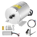 Kit de moteur electrique sans balais - vevor - 1800 w 48 v 4500 tr / min - avec contrleur de vitesse ...