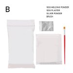 Kit de moulage 3d de main de bb en pltre sans encre et non toxique, pices moules d'empreintes digitales, ...