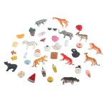 Kit d'ornements miniatures pour maison de poup�e, 38 pi�ces, jouet cognitif, d�coration de jardin f�erique, ...