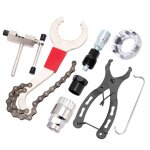 Kit d'outils de rparation de vlo, cl de dmontage de cassette, disjoncteur de chane, extracteur de ...
