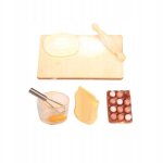 Kit de fabrication de pain 1 / 12 kit de pâtisserie miniature pour maison de poupée 1:12 Kit de fabrication de pain 1 / 12 kit de pâtisserie miniature pour maison de poupée 1:12