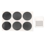 Kit de patchs de pneus auto - adhsifs, lgers et portables, pour rparation de pneus de vlo, moto, ...