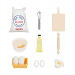 Kit de ptisserie pour maison de poupe 9x adorable avec rsine et farine de bois