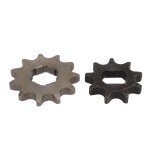 Kit de pignon de chaîne à trou en h, 428 11t 20mm, 9t 12x17mm, en acier pour moteur ordinaire Kit de pignon de chaîne à trou en h, 428 11t 20mm, 9t 12x17mm, en acier pour moteur ordinaire