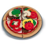 Kit de pizza en feutre, aliments de jeu en feutre, jeux de rle restaurant, jeu d'imitation, aliments ...