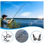 Kit de rparation de canne  pche, 35 pices, guides de canne  pche en cramique et acier  haute ...