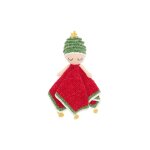 Kit ricorumi baby blankies ¿ lutin de no�l - couverture doudou � crocheter ¿ edition sp�ciale f�tes. ...