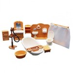 Kit de salle de bain pour enfants, modle raliste portable amusant, dcoration de maison de poupe, ...