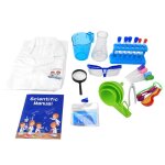 Kit scientifique pour enfants, kit d'exp�rimentation scientifique pour enfants avec manteau de laboratoire, ...