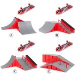 Kit de skate a doigts pour parc, pièces de rampe avec 1 doigt, mini scooter, accessoires d'entraînement ... Kit de skate a doigts pour parc, pièces de rampe avec 1 doigt, mini scooter, accessoires d'entraînement ...