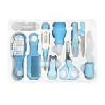 Kit de soins quotidiens pour nouveau - né, 10 pièces, brosse de toilettage pour bébés, peigne et manucure ... Kit de soins quotidiens pour nouveau - né, 10 pièces, brosse de toilettage pour bébés, peigne et manucure ...