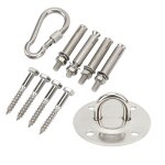 Kit de suspension pour hamac, en acier inoxydable 304, support de plafond stable et robuste pour sacs ... Kit de suspension pour hamac, en acier inoxydable 304, support de plafond stable et robuste pour sacs ...
