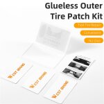 Kit de tampons de réparation de pneus de vélo sans colle, 3 pièces, couverture de vélo de route, ensemble ... Kit de tampons de réparation de pneus de vélo sans colle, 3 pièces, couverture de vélo de route, ensemble ...