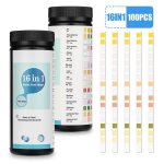 Kit de test d'eau potable 16 en 1, bandes de test de qualité de l'eau domestique, piscine spa, bandes ... Kit de test d'eau potable 16 en 1, bandes de test de qualité de l'eau domestique, piscine spa, bandes ...