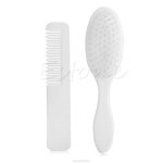 Kit de toilettage pour b�b� 2 pi�ces, brosse de massage a poils doux, brosse a cheveux pour nouveau - ...