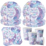 Kit vaisselle anniversaire, party set, assiettes, serviettes et gobelets, dcoration de table, dcoration ...