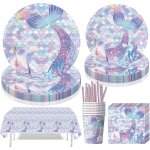 Kit vaisselle anniversaire, party set, assiettes, serviettes et gobelets, dcoration de table, dcoration ...
