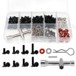 Kit de vis mtalliques, 271x bote a outils de rparation cl hexagonale dans la bote de rangement pour ...