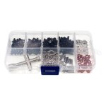 Kit de vis rc en mtal, cl hexagonale, 271 pices de rechange, accessoires de voiture rc tout - terrain, ...