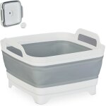 Kjakl - bassine pour la vaisselle, avec systme devacuation, 9 litres, h x l x p : 20 x 31 x 31 cm, ...