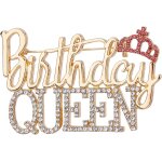 Kjdal - broche d'anniversaire pour femme, 7, 5x5 cm en alliage de zinc avec lettres broche en forme de ...