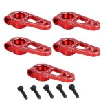 Klaxon de bras servo de direction en alliage d'aluminium, 31mm 25t, 5 pices pour futaba sakura d4 1 ...