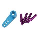 Klaxon de direction demi - bras servo pour traxxas axial bleu et 4 pices rc 1:10 violet, 28. 5mm 25t, ...