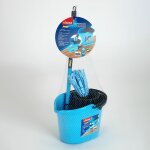 Klein toys  vileda - set de m�nage avec seau et balai a franges  color line