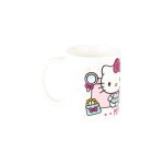 Konix hello kitty mug - tasse en cramique - 320 ml - motif my style - blanc