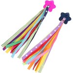 Ksfal - 2paires colores pour guidon de vlo garon fille accessoires de vlo avec franges eclatantes ...